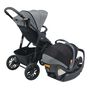 Chicco Corso Primo ClearTex Travel System in Aspen 3/4 Back View