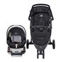 Chicco Viaro Travel System in Black Front View