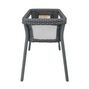 LullaGo Anywhere Bassinet in Grey Star Back View