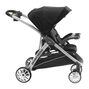 Chicco Bravo For 2 Stroller in Iron Right View