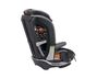 Chicco MyFit Zip Car Seat in Granite 3/4 Back View