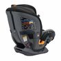 Chicco Fit4 4-in-1 Car Seat in Onyx 3/4 Back View