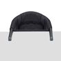 Chicco FastLock Hook-on Chair in Black Front View