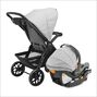 Bravo LE Trio Travel System in Driftwood 3/4 Back View