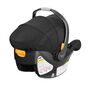 Chicco KeyFit ClearTex Infant Car Seat in Black 3/4 Back View