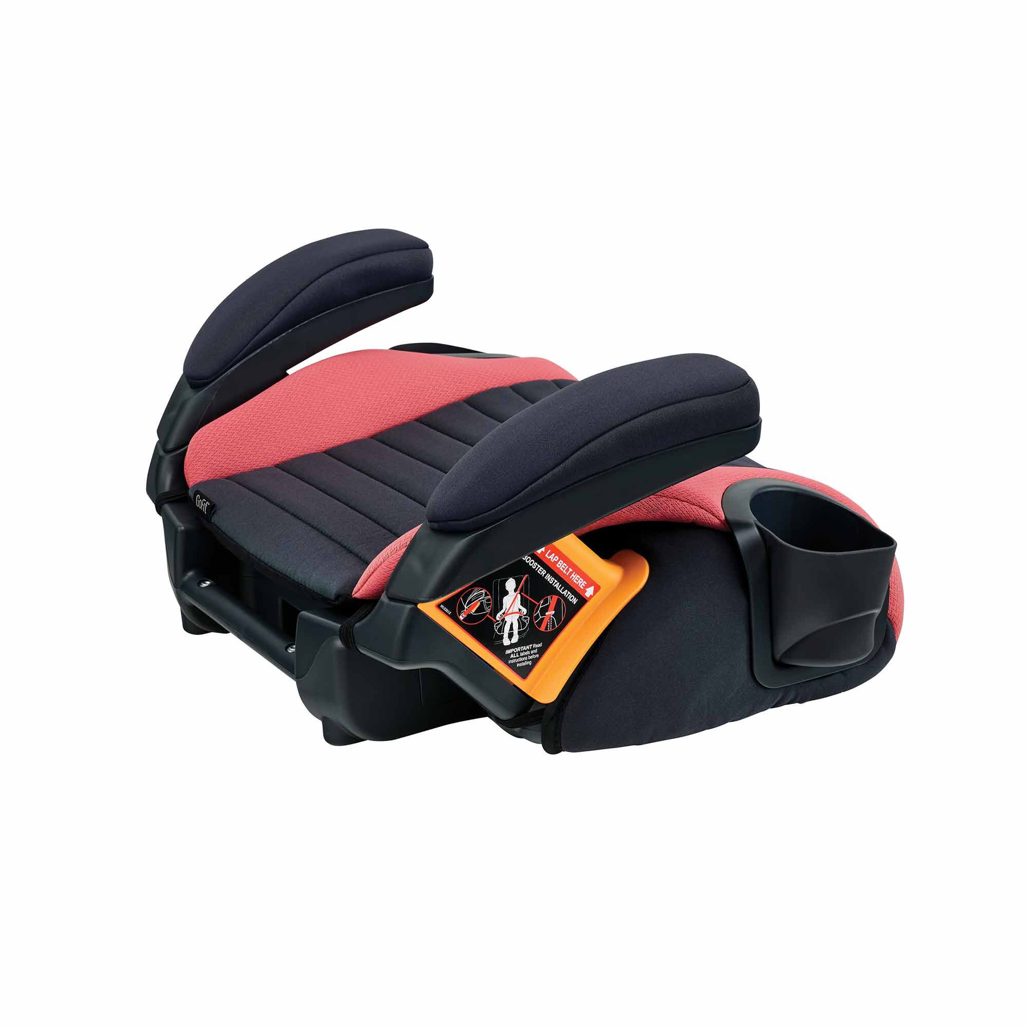 GoFit Backless Booster Car Seat Chicco Coral | 