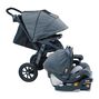 Chicco Activ3 Jogging Stroller Travel System in Solar Right Profile View
