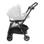 Chicco KeyFit Caddy Frame Stroller in Black Left Profile View