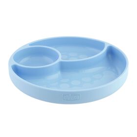 Chicco Easy Menu Silicone Divided Plate in Teal