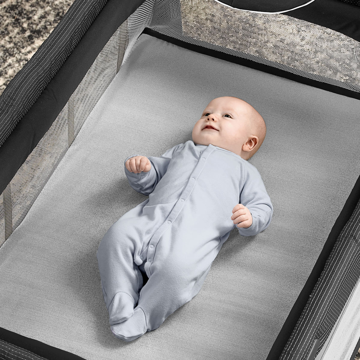 Baby Infant Portable Playard Bed Avena Gray Chicco Waterproof Playard Sheets Set of 2 