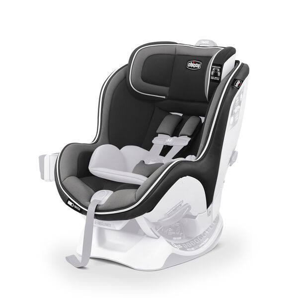 NextFit Zip Convertible Car Seat Cover, Headrest &amp; Shoulder Pads - Carbon in 