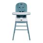 Chicco Stack Hi-Lo High Chair in Tide Front View