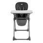 Chicco Polly Highchair in Black Front View