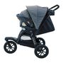 Chicco Activ3 Jogging Stroller Travel System in Solar Left Profile View