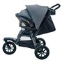 Chicco Activ3 Jogging Stroller in Eclipse Left View