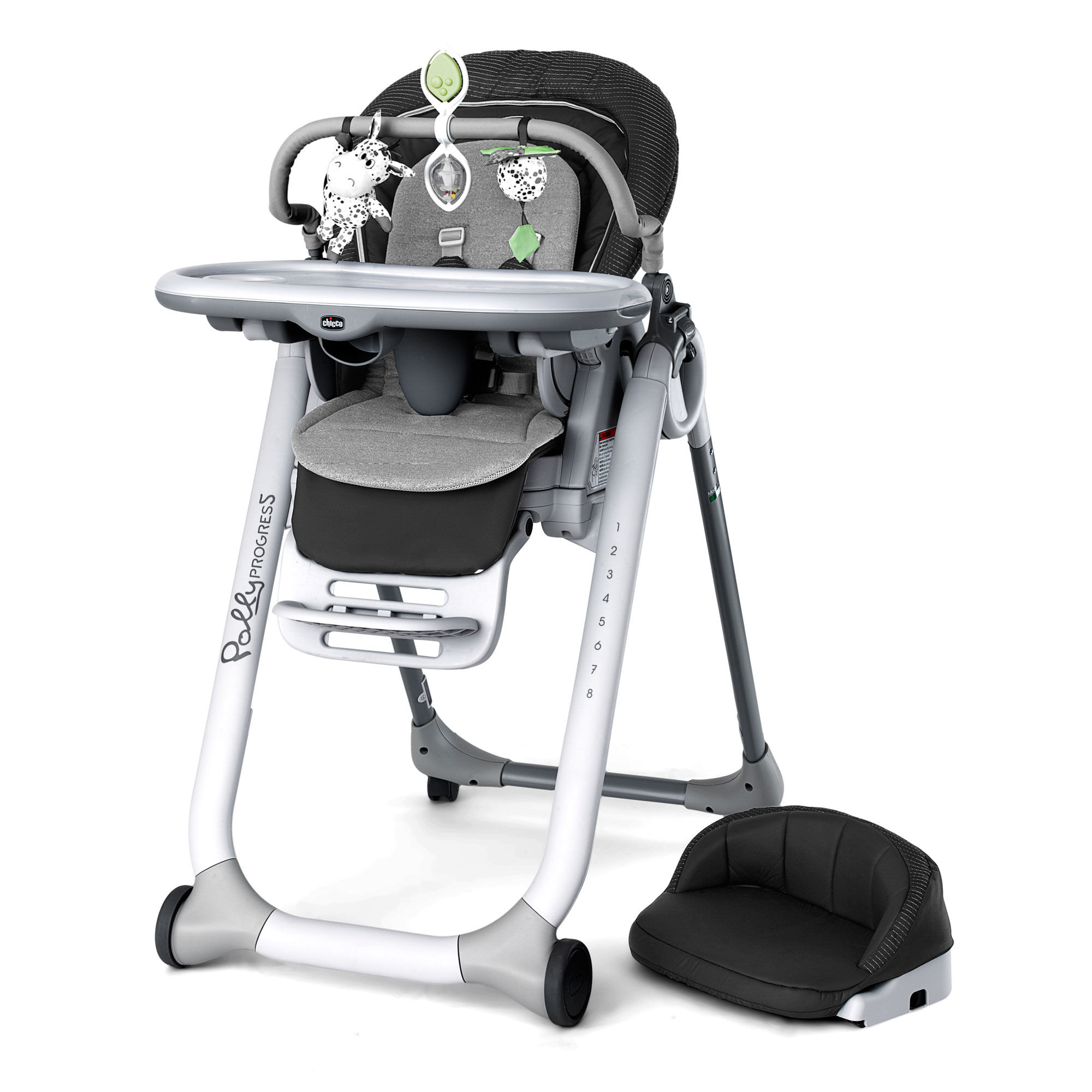 Chicco Polly Progress 5-in-1 Baby Highchair Suitable From Birth Pois 