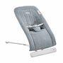 Chicco E-Motion Glider Bouncer in Grey 3/4 Front View