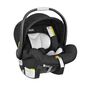 Chicco KeyFit ClearTex Infant Car Seat in Black 3/4 Front View