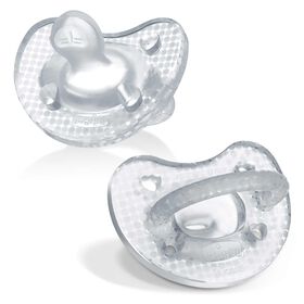 PhysioForma Luxe Orthodontic Silicone Pacifier in Crystal 0-6m &#40;2pc&#41;