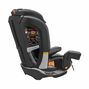 Chicco MyFit Zip Air Car Seat in Q Collection 3/4 Back View