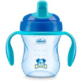 Chicco Semi-Soft Spout Trainer Sippy Cup in Blue