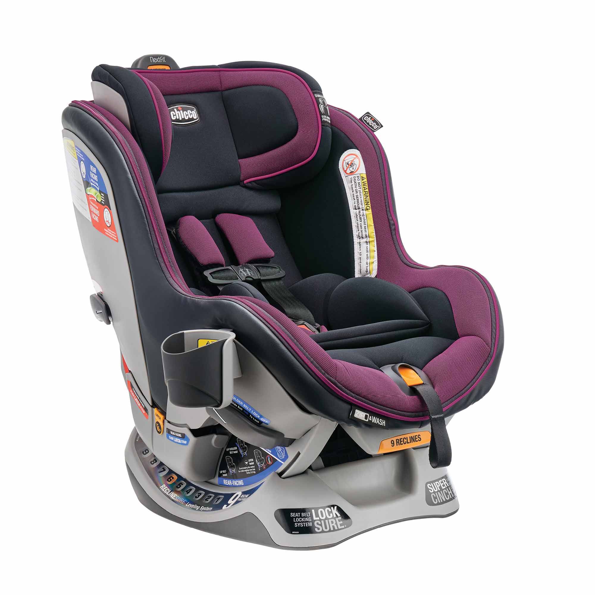Chicco NextFit Zip Convertible Child Safety Baby Car Seat Vivaci NEW 