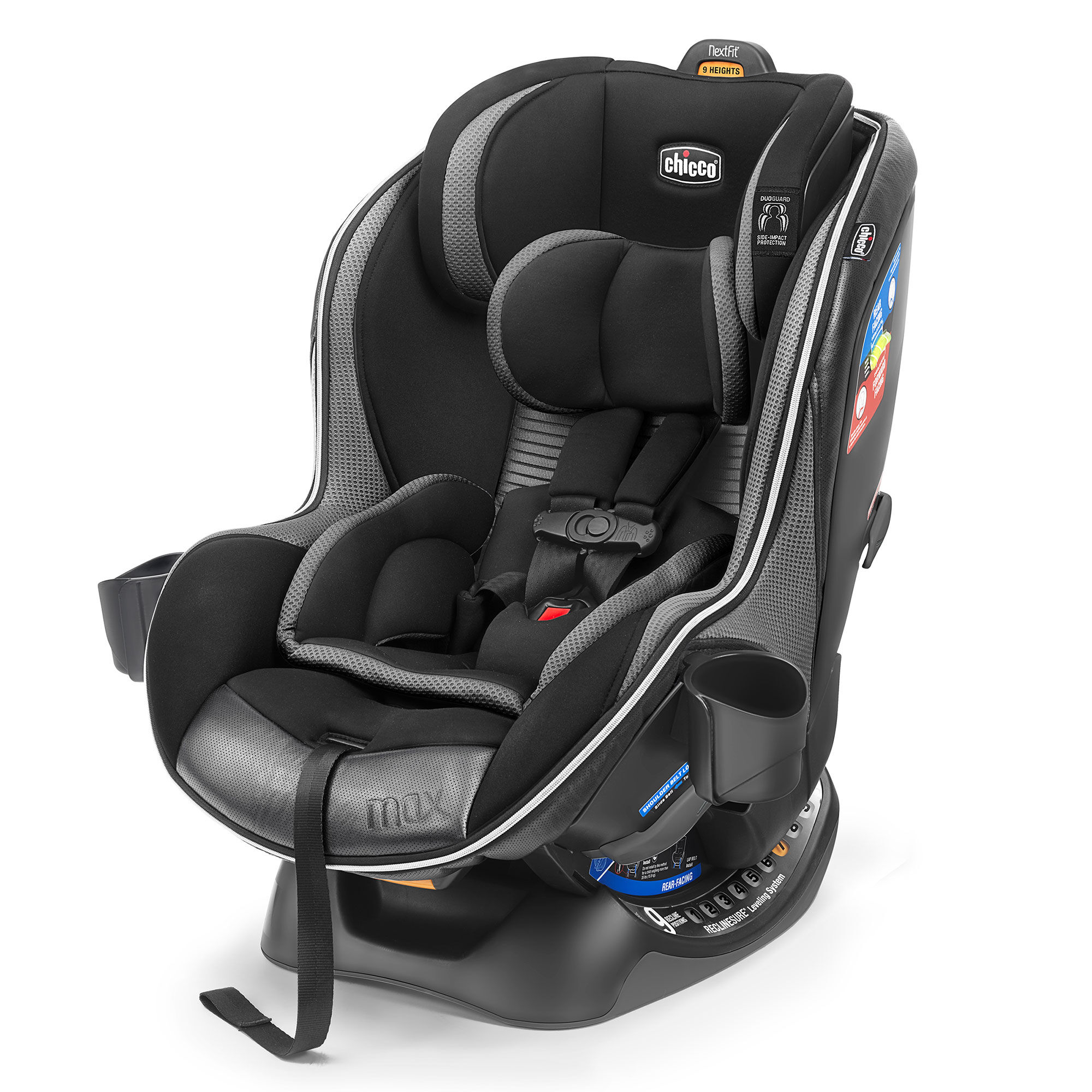 Chicco NextFit Zip Air Max Extended-Use Convertible Car Seat - Q Collection