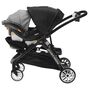 Chicco Bravo For 2 LE Stroller in Crux Left View