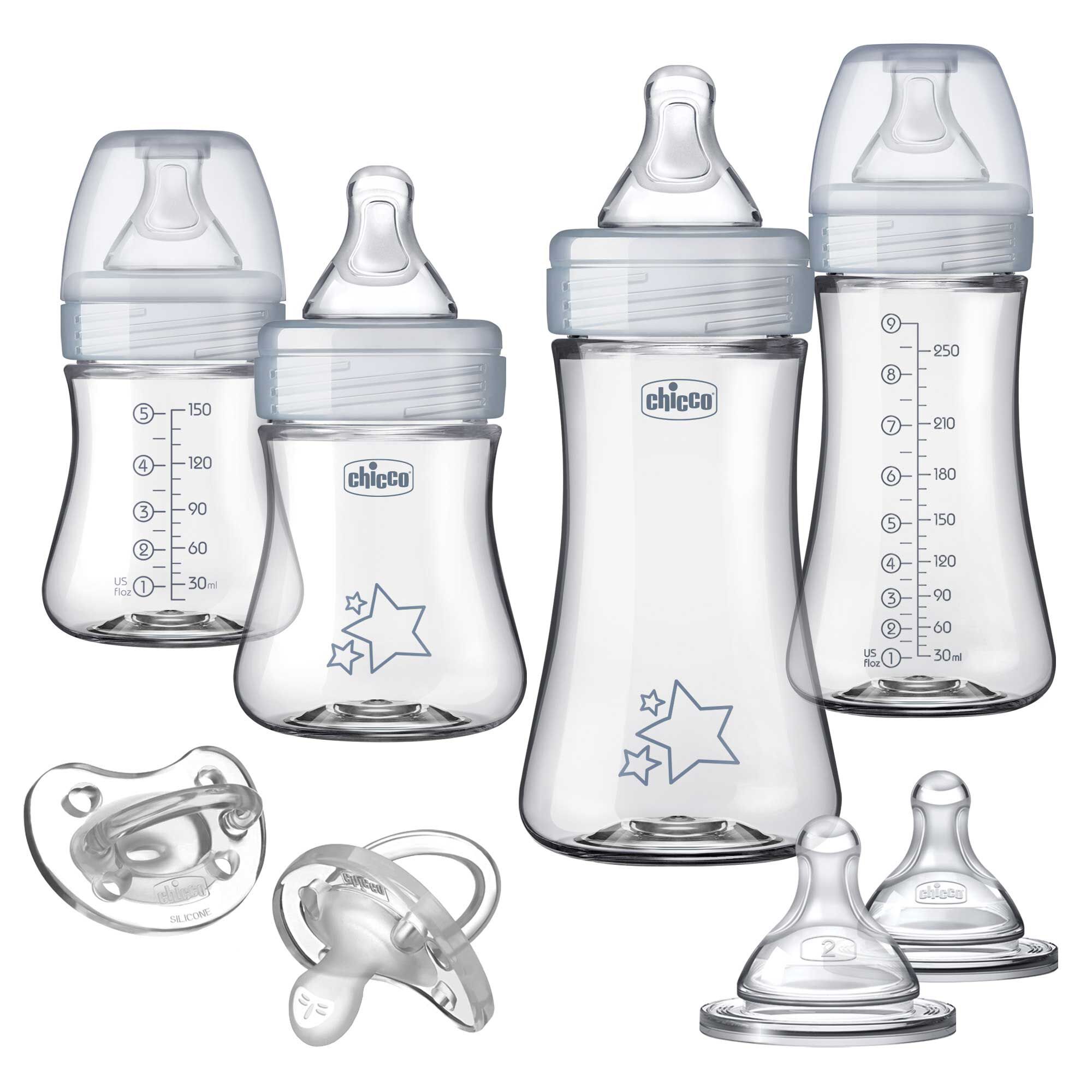 Perfect for Breastfeeding Mothers Soft Silicone Shield Manual Breast Pump BPA Free with Bottle Adapter for Narrow and Wide Neck Bottles Includes 2 x 4 Ounce Feeding Bottles 