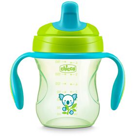 Chicco Semi-Soft Spout Trainer Sippy Cup in Green