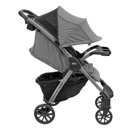 Chicco Mini Bravo Plus Stroller in Graphite Right Profile View image number 3