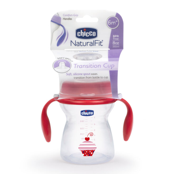 Chicco NaturalFit 8oz Transition Cup 6M+ image number 1