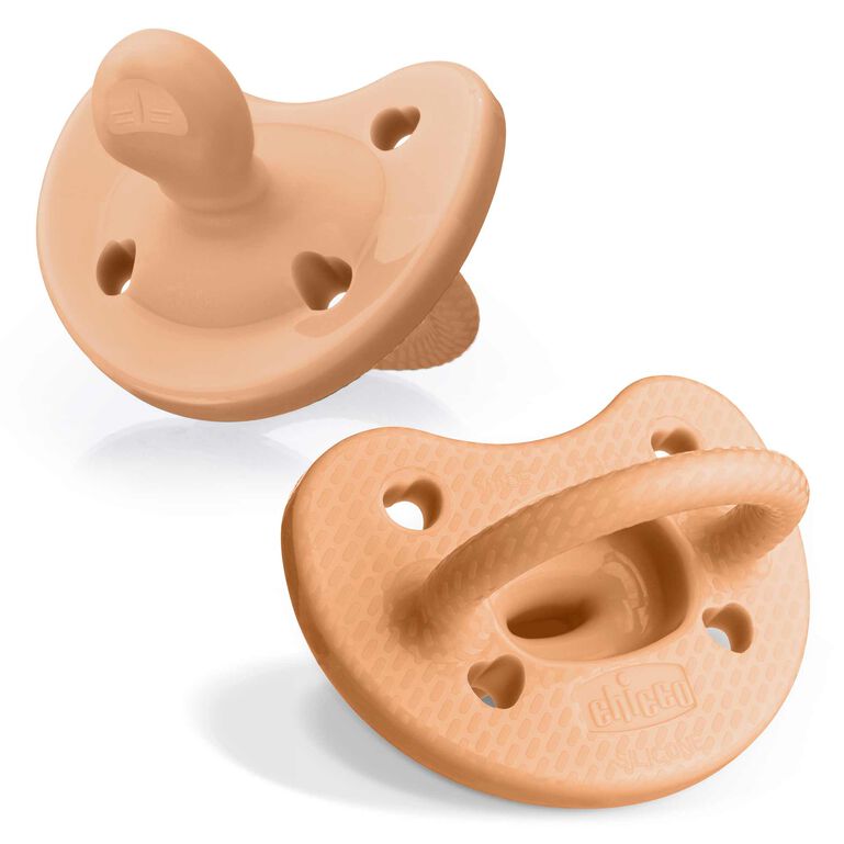 PhysioForma Luxe Orthodontic Silicone Pacifier in Cantaloupe 6-16m (2pc)