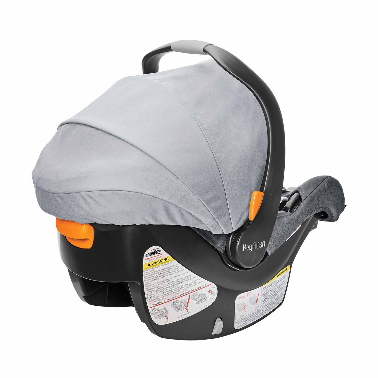 Chicco KeyFit 30 ClearTex in Slate 3/4 Back View image number 4