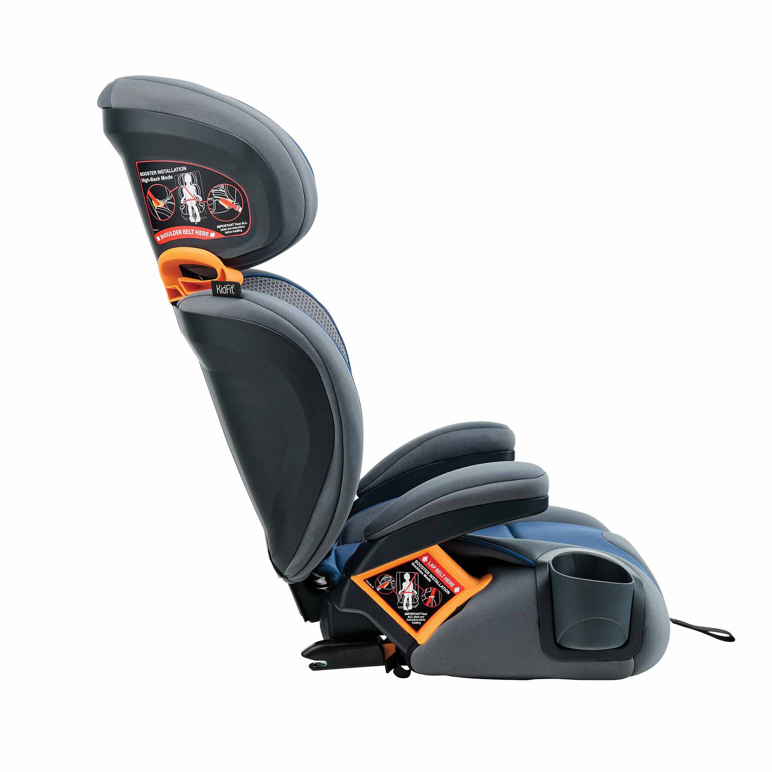 Chicco KidFit Adapt Plus Car Seat in Vapor Right Profile View image number 3