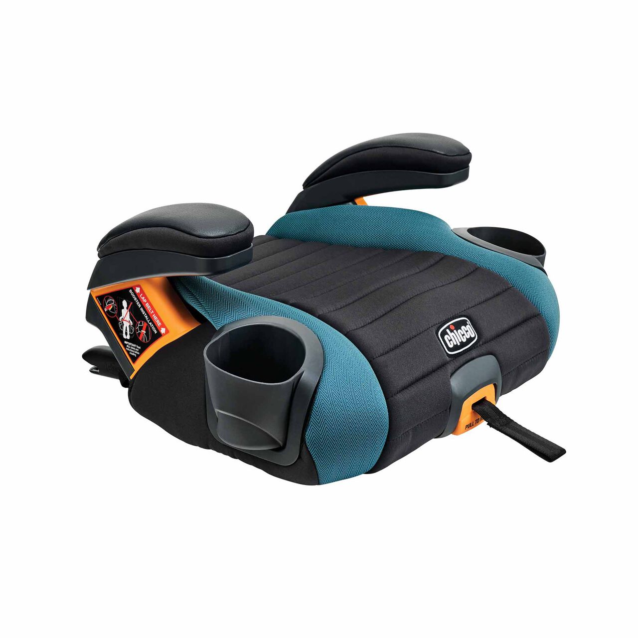 Chicco GoFit Plus Booster in Stream 3/4 Front View image number 2