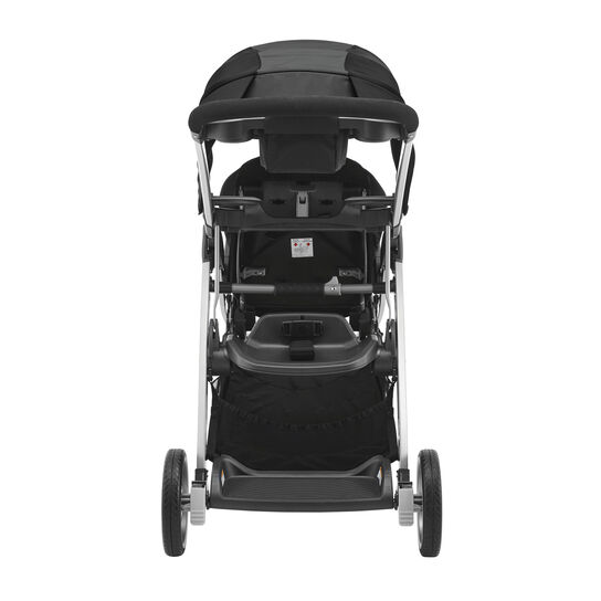 Chicco Bravo For 2 Stroller in Iron Back View image number 5