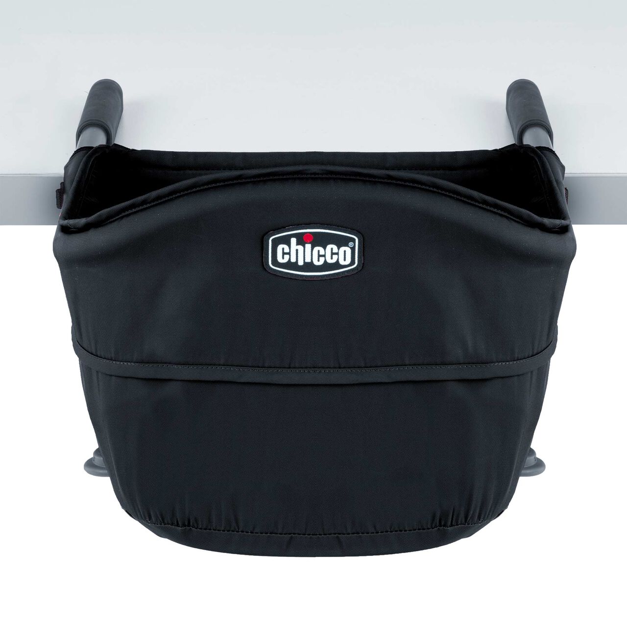 Chicco Caddy Hook-on Chair in Black Back Profile image number 5