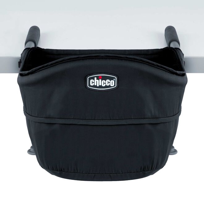 Chicco Caddy Hook-on Chair in Black Back Profile image number 5