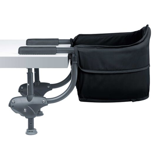Chicco Caddy Hook-on Chair in Black Left Profile image number 6