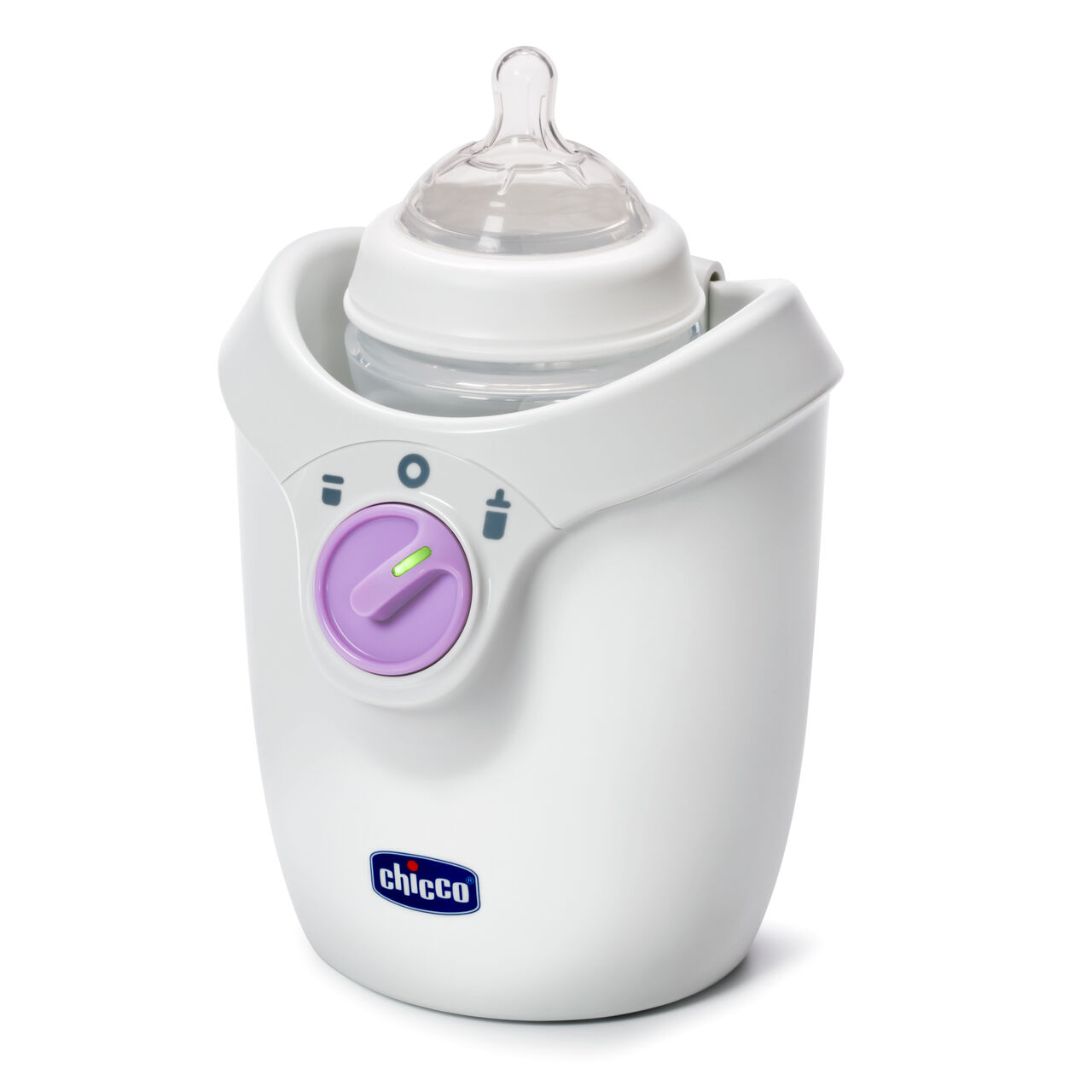 Heating up a Chicco NaturalFit Baby Bottle in the Bottle & Baby Food Warmer image number 1
