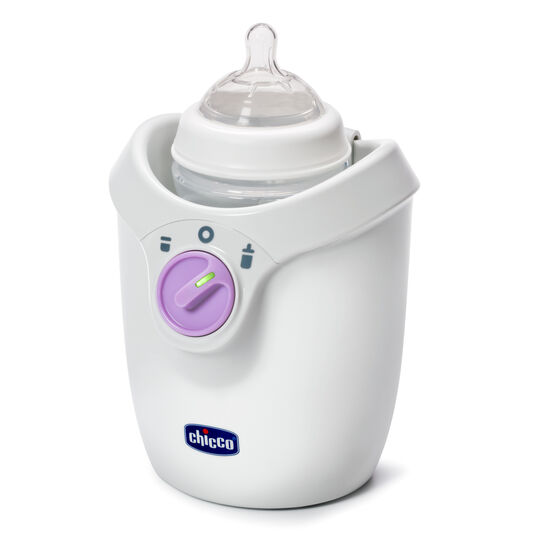 Heating up a Chicco NaturalFit Baby Bottle in the Bottle & Baby Food Warmer image number 1