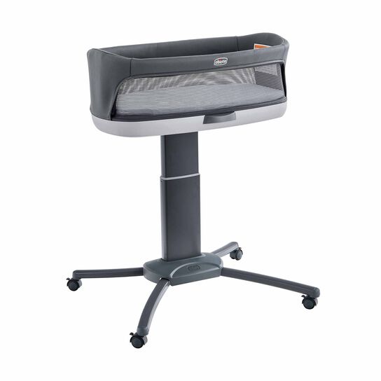 Chicco Close to You SE Bedside Bassinet in Charcoal 3/4 Front View image number 2
