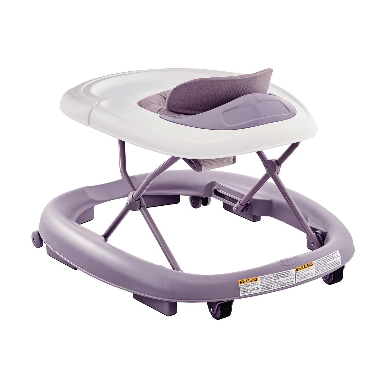 Chicco Mod Walker Infant Walker in Lavender 3/4 Back View image number 4