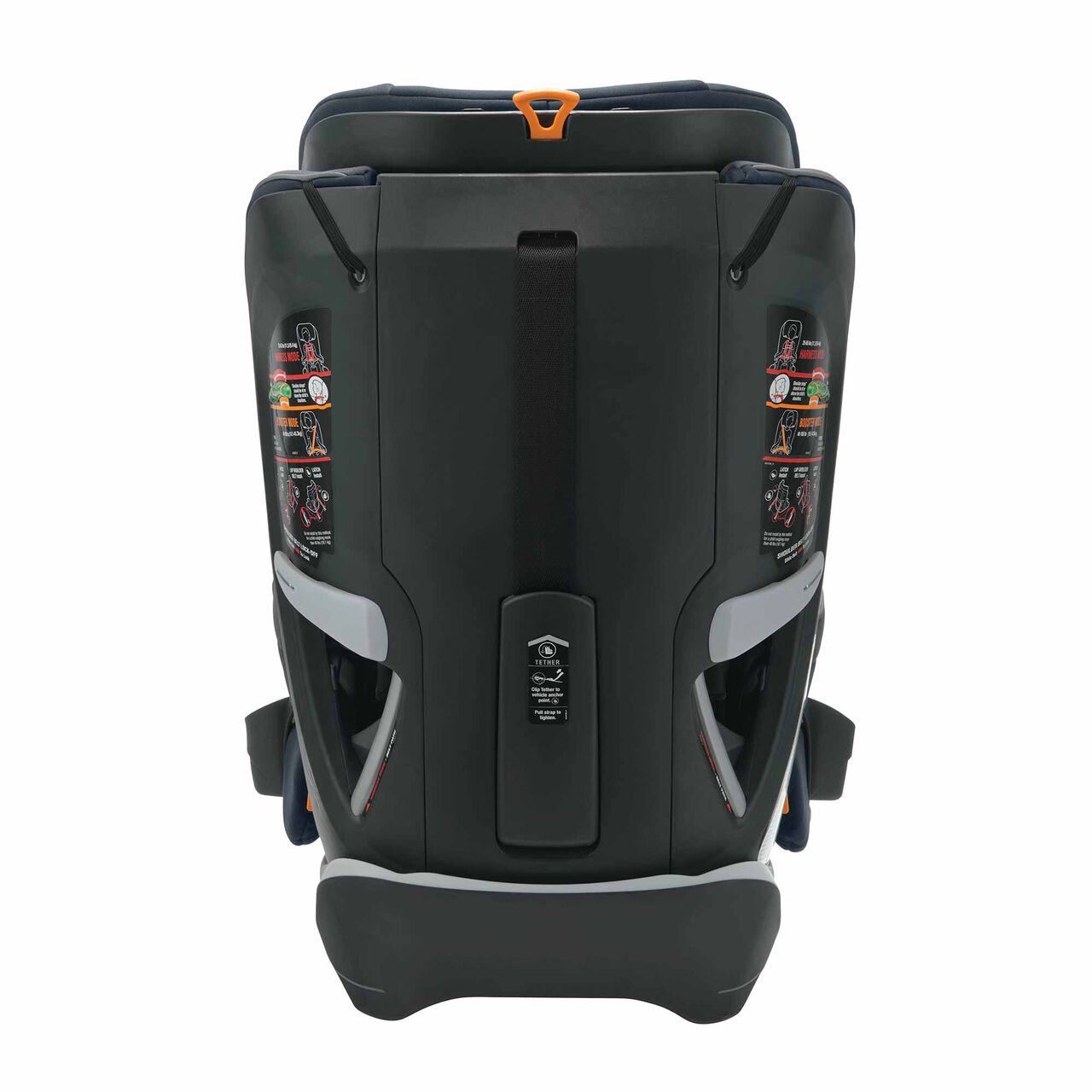 Chicco MyFit Harness and Booster Car Seat in Fathom Back View image number 5
