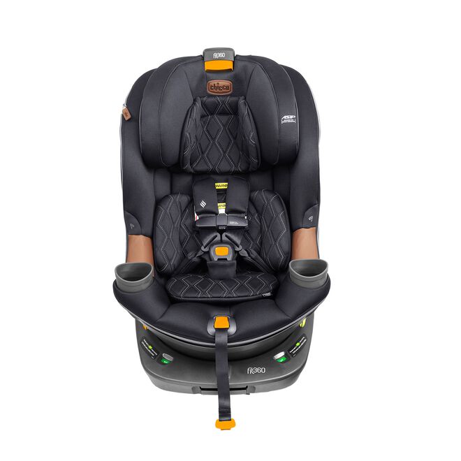 Chicco Fit360 Zip ClearTex Rotating Convertible Car Seat in Jet Front profile image number 1