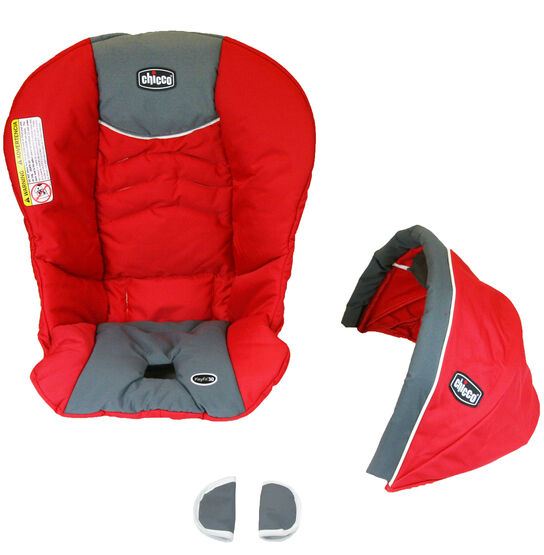 Chicco KeyFit 30 replacement seat cover, canopy, and shoulder pads for harness - Fuego image number 0