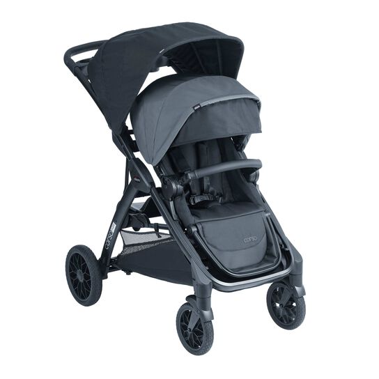 Chicco Corso Flex Stroller Passenger Bundle in Legend Front Angle Profile image number 2