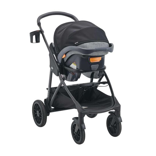 Chicco Corso Primo ClearTex Travel System in Aspen 3/4 Front View image number 2