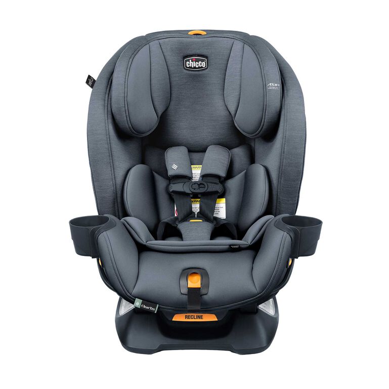 Chicco OneFit LX ClearTex All-in-One Car Seat in Smoke Front Profile